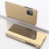 Husa Flip Mirror pentru Galaxy S10 Lite/ Galaxy A91 Gold