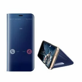 Husa Flip Mirror pentru Huawei Mate 20 Blue