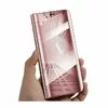 Husa Flip Mirror pentru Huawei P Smart Z Rose Gold