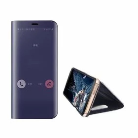 Husa Flip Mirror pentru Huawei Y6p (2020) Purple