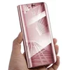 Husa Flip Mirror pentru Samsung Galaxy S20 Plus Rose Gold