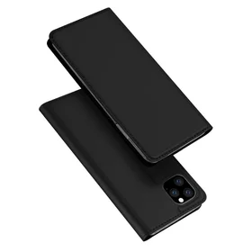 Husa flip tip Carte DUX DUCIS Skin Pro pentru iPhone 11 Pro Max Black
