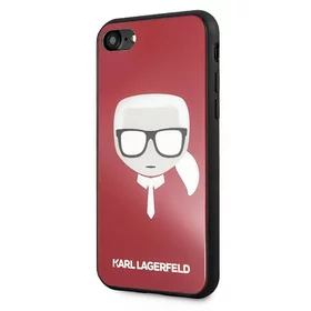 Husa Karl Lagerfeld - Iconic Karl`s Head cu sclipici pentru iPhone 7 / 8