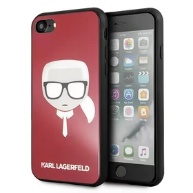 Husa Karl Lagerfeld - Iconic Karl`s Head cu sclipici pentru iPhone 7 / 8