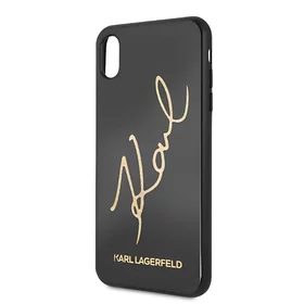 Husa Karl Lagerfeld - Signature KARL cu sclipici pentru iPhone 7 / 8