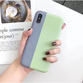 Husa magnetica din silicon pentru iPhone XS Max Monster Green
