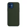 Husa MagSafe magnetica din Silicon pentru iPhone 12 Mini Dark Green