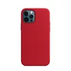 Husa MagSafe magnetica din Silicon pentru iPhone 12 Pro Max Red