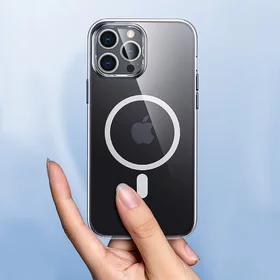 Husa tip MagSafe magnetica din TPU flexibil pentru iPhone 14 Pro Max