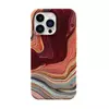 Husa MarbleFigure pentru iPhone 14 Pro Red