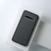 Husa mata cu bumper din silicon pentru Galaxy S10 Black