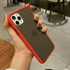 Husa mata cu bumper din silicon pentru iPhone 11 Pro Red