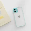 Husa Mily Case din silicon flexibil transparent si bumper colorat pentru iPhone 12 Mini Blue