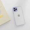 Husa Mily Case din silicon flexibil transparent si bumper colorat pentru iPhone 12 Pro Max Purple