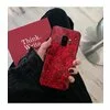 Husa protectie cu model marble pentru Galaxy A8 (2018) Red