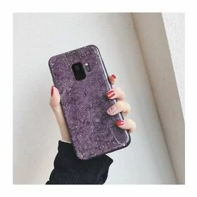 Husa protectie cu model marble pentru Galaxy J5 (2017) Purple