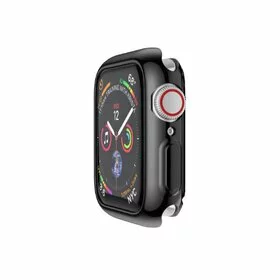 Husa protectie tip Full Body din TPU pentru Apple Watch Black 38mm