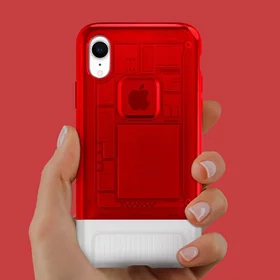 Husa Retro pentru iPhone XR Red