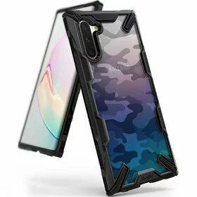 Husa Ringke Fusion X Design din PC + Bumper TPU pentru Samsung Galaxy Note 10 Camo