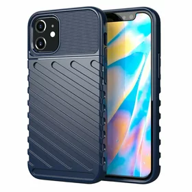 Husa Rugged Cover din TPU Flexibil pentru iPhone 12 Mini Blue
