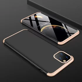 Husa Shield 360 GKK pentru iPhone 11 Pro Black&Gold