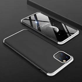 Husa Shield 360 GKK pentru iPhone 11 Pro Max Black&Silver