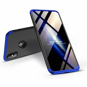 Husa Shield 360 GKK pentru iPhone XR Black&Blue