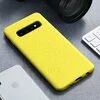 Husa Silicon Eco pentru Galaxy S10 Yellow
