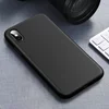 Husa Silicon Eco pentru iPhone X/XS Black