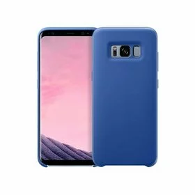 Husa Silicon Premium pentru Galaxy A8 (2018) Blue