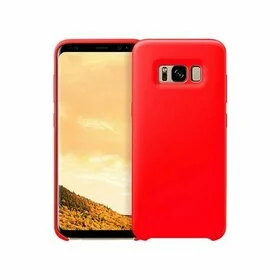 Husa Silicon Premium pentru Galaxy A8 (2018) Red
