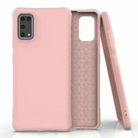 Husa Soft-Case flexibila pentru Samsung Galaxy A41 Pink