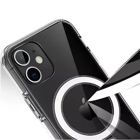 Husa tip MagSafe magnetica din TPU flexibil pentru iPhone 15