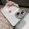 Husa transparenta Luxury Diamond Glitter pentru iPhone 13 Silver