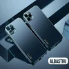 Husa ultra-subtire din aluminiu cu strat hidrofob pentru iPhone 11 Pro Max Blue