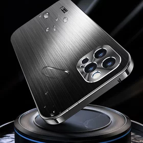 Husa ultra-subtire din aluminiu cu strat hidrofob pentru iPhone 12 Pro Max