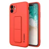Husa Wozinsky din silicon flexibil cu functie stand pentru iPhone 12 Mini Red