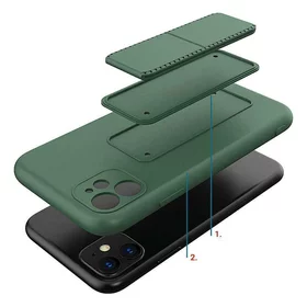 Husa Wozinsky din silicon flexibil cu functie stand pentru iPhone 12 Mini