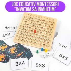 Joc educativ Montessori “Invatam sa inmultim”