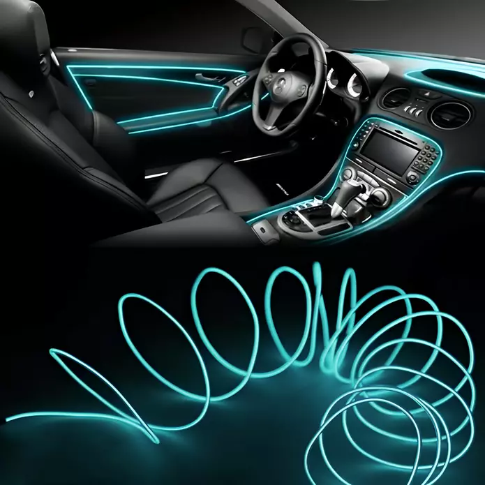 Lumini ambientale LED interior masina, 5m