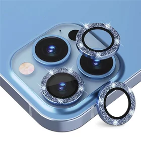 Protectie camera spate Diamond Eagle Eye pentru iPhone 12 Pro Max Blue