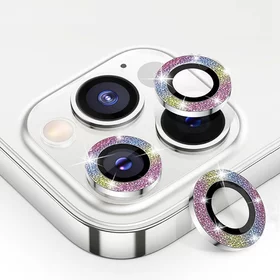 Protectie camera spate Diamond Eagle Eye pentru iPhone 12 Pro Max Multicolor