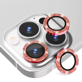 Protectie camera spate Diamond Eagle Eye pentru iPhone 12 Pro Max Red
