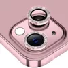Protectie camera spate Diamond Eagle Eye pentru iPhone 13/ iPhone 13 Mini Rose Gold