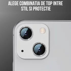 Protectie camera spate Diamond Eagle Eye pentru iPhone 13/ iPhone 13 Mini