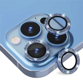 Protectie camera spate Diamond Eagle Eye pentru iPhone 13 Pro Max/ iPhone 13 Pro Blue