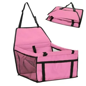 Scaun de masina pentru animale de companie Pink