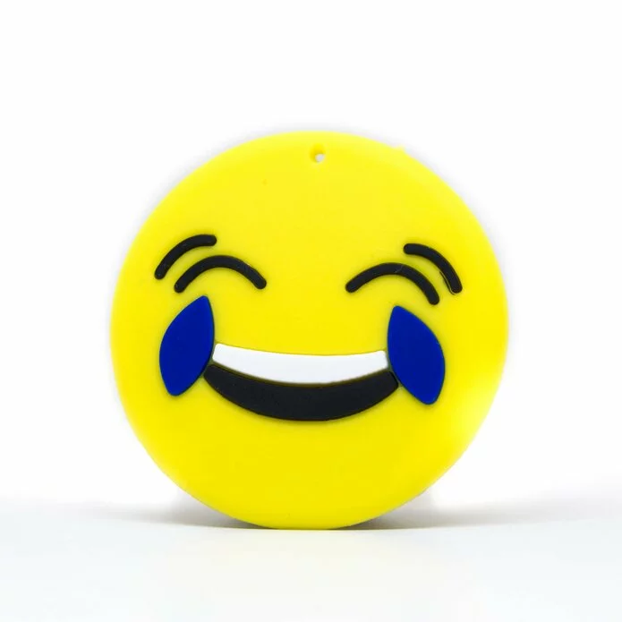 Suport stand adeziv pentru telefon model desen animat sub forma de Emoji Smile