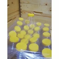 Borcan miere plastic alimentar butoias 1kg bax 50 buc