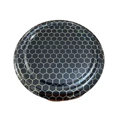 Capac borcan 370ml (TO 63) fagure negru picture - 1